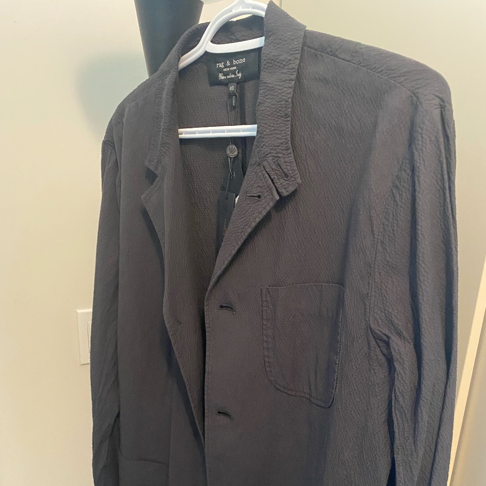 Kent Cotton Seersucker Blazer